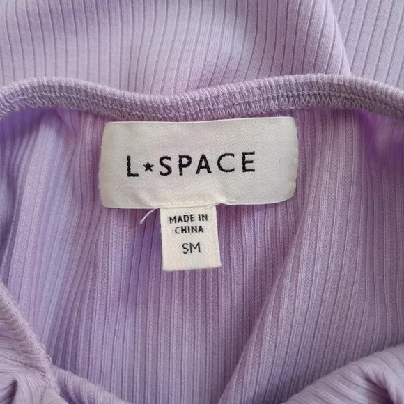 L*Space Mara Dress Lilac Lily Purple Bodycon Maxi / Size Small - Picture 7 of 7
